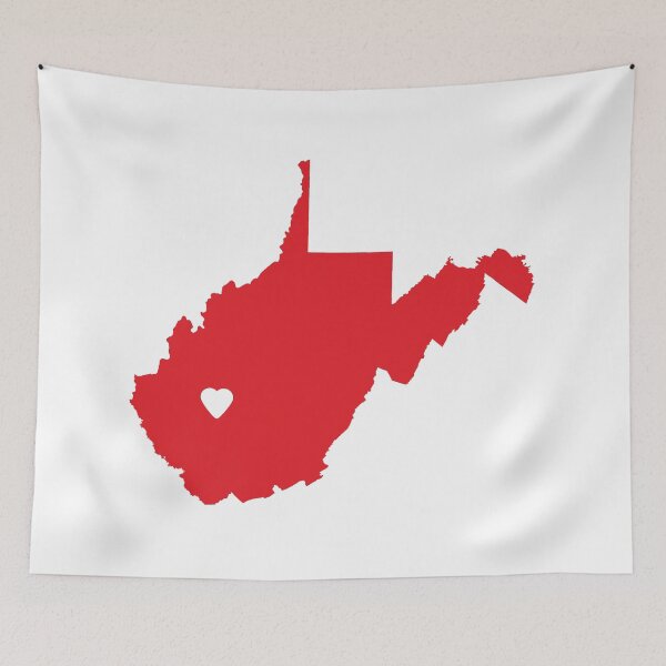 Item preview, West Virginia Love in Red designed and sold by Maren Misner.