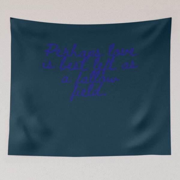 Item preview, where the crawdads sign fallow field quote  designed and sold by ShopCrewAvenue.