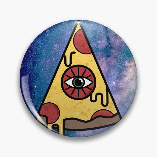 Item preview, The all-seeing Pizza eye designed and sold by LostCauseDesign.