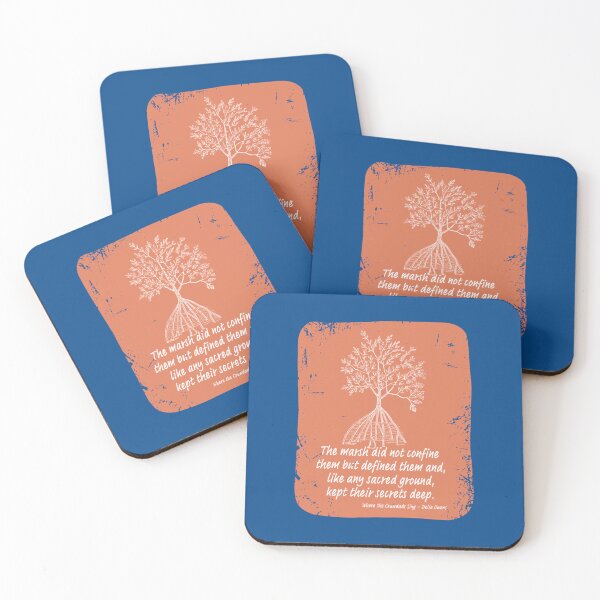 Item preview, Where the Crawdads sing delia owens quote the marsh secrets deep  designed and sold by ShopCrewAvenue.