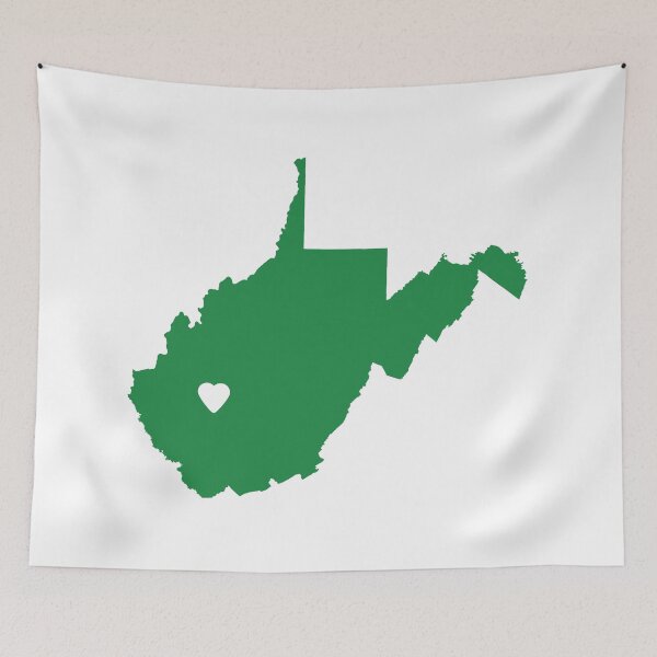 Item preview, West Virginia Love in Green designed and sold by Maren Misner.