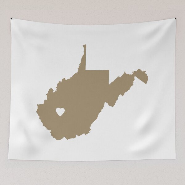 Item preview, West Virginia Love in Mocha designed and sold by Maren Misner.