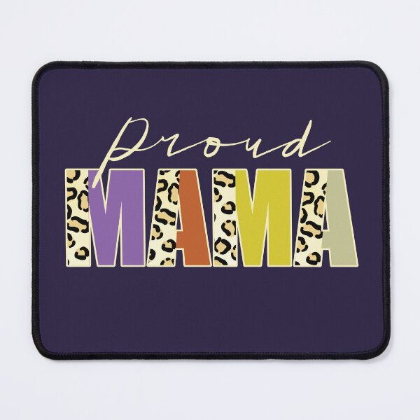 Item preview, Proud Mama Leopard Print Text Retro Family Quote designed and sold by CRHPOD20.