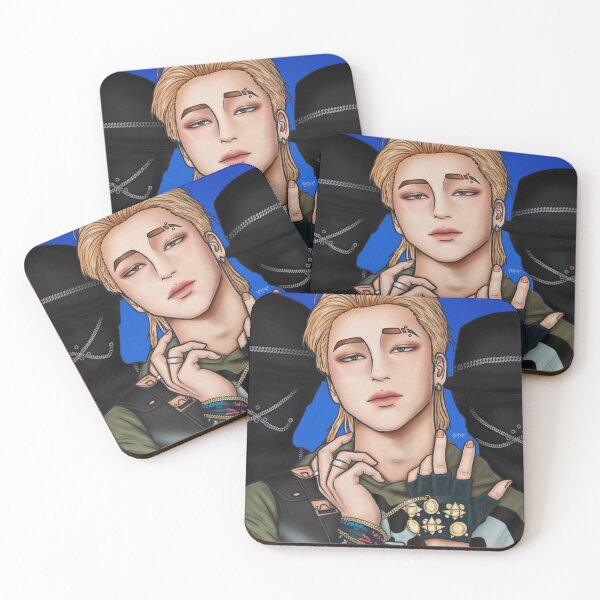Item preview, Ateez Choi San Guerrilla designed and sold by mochi.kook.art.
