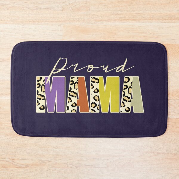 Item preview, Proud Mama Leopard Print Text Retro Family Quote designed and sold by CRHPOD20.