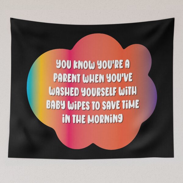 Item preview, You know you're a parent when you've washed yourself with baby wipes designed and sold by Lezbo1986.