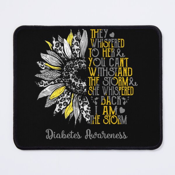 Item preview, I Am The Storm Sunflower Leopard Diabetes Awareness designed and sold by rechardtee.