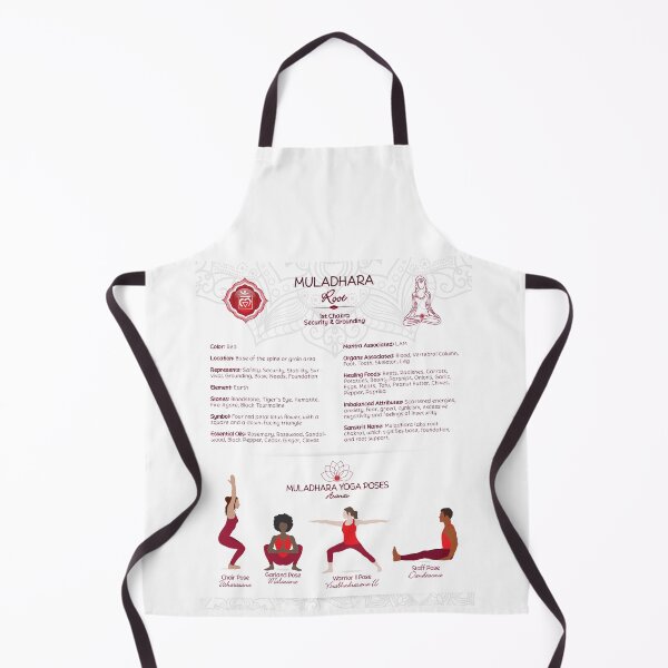 Item preview, Yoga Asanas (Poses) Root Chakra Chart - 75 WBG-P designed and sold by chakraplaza.