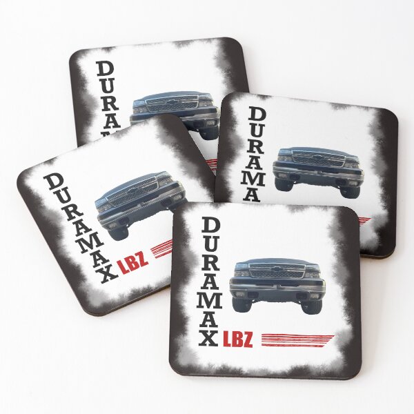 Item preview, Duramax LBZ Truck black and white  with red  designed and sold by WildCanyon.