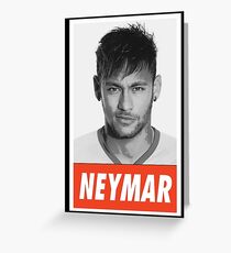 -FOOTBALL- Neymar Greeting Card