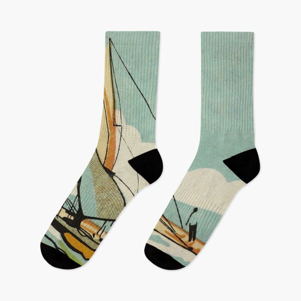 Item preview, Sailboat, Japanese Vintage Art designed and sold by vintagevivian.