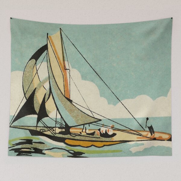 Artikelvorschau, Sailboat, Japanese Vintage Art entworfen und verkauft von vintagevivian.
