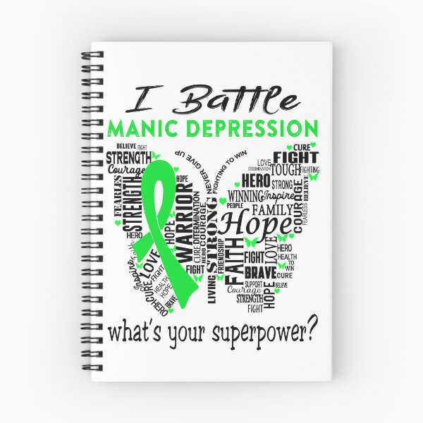 Item preview, Manic Depression Warrior - I Battle Manic Depression What is your Superpower? designed and sold by KirstybShop.