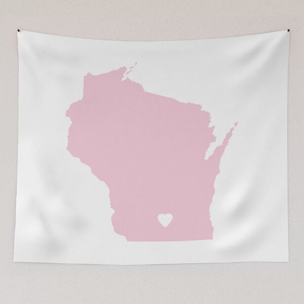 Item preview, Wisconsin Love in Pink designed and sold by Maren Misner.