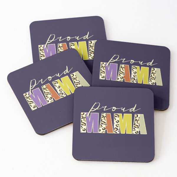 Item preview, Proud Mama Leopard Print Text Retro Family Quote designed and sold by CRHPOD20.