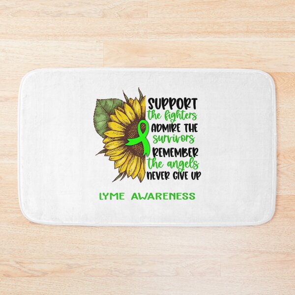 Item preview, Lyme Awareness - Support the Fighters Admire the Survivors Remember the Angels Never Give Up designed and sold by whlrcheryl.