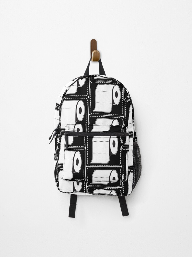 Thumbnail 1 of 3, Backpack, Toilet Paper designed and sold by DesignsPrints.