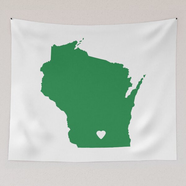 Item preview, Wisconsin Love in Green designed and sold by Maren Misner.