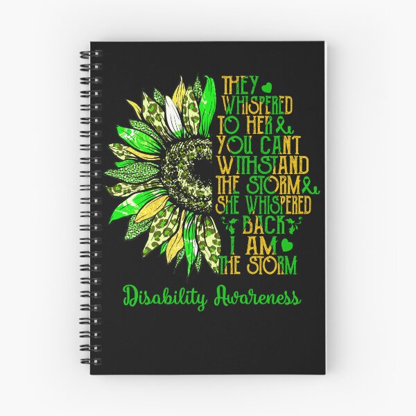 Item preview, I Am The Storm Sunflower Leopard Disability Awareness designed and sold by rechardtee.