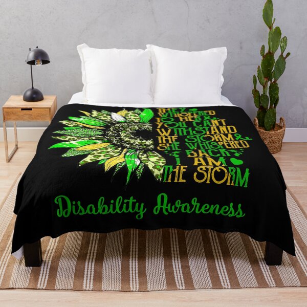 Item preview, I Am The Storm Sunflower Leopard Disability Awareness designed and sold by rechardtee.