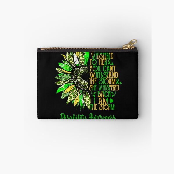 Item preview, I Am The Storm Sunflower Leopard Disability Awareness designed and sold by rechardtee.