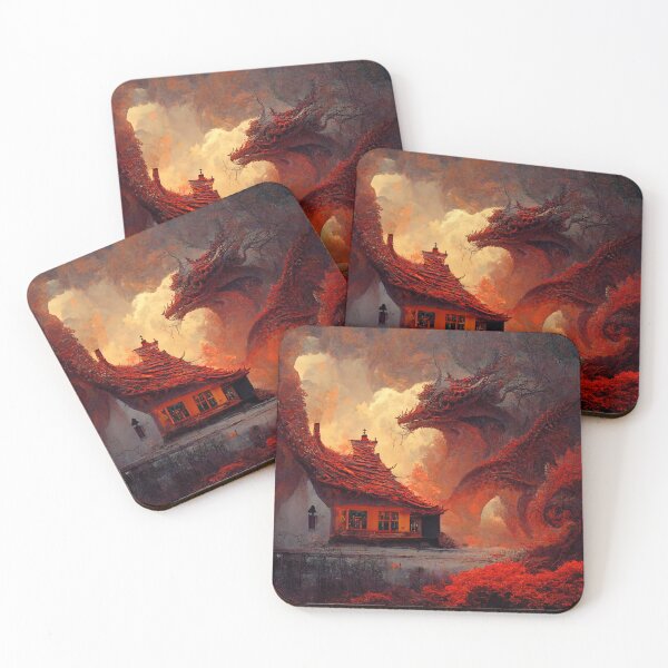 Item preview, Dragon's Minka House designed and sold by DarkAgeArt.
