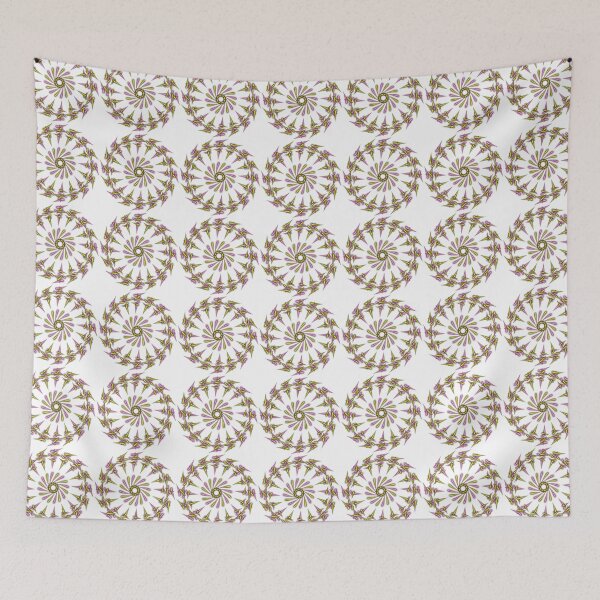 Item preview, Yellow and pink mandala, abstract art designed and sold by Meo Design.