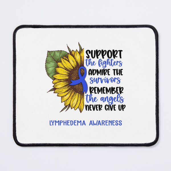 Item preview, Lymphedema Awareness - Support the Fighters Admire the Survivors Remember the Angels Never Give Up designed and sold by whlrcheryl.