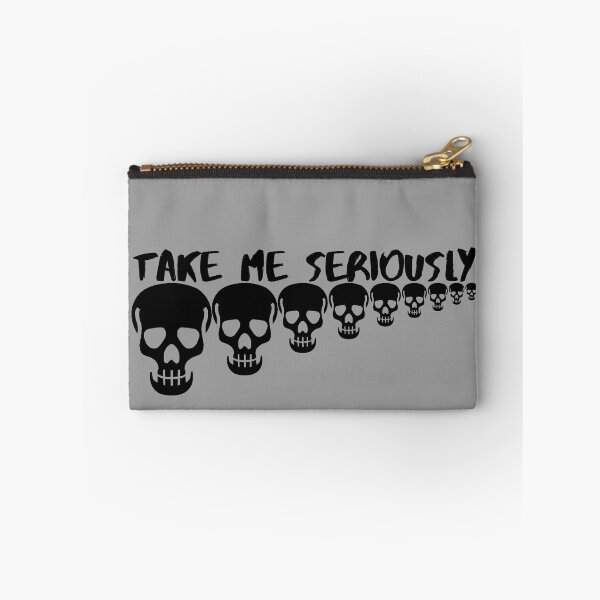 Item preview, Take Me Seriously Scaled Skulls designed and sold by Pink Ribbon.