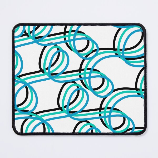 Item preview, Blue Curved Lines designed and sold by Relixuss.
