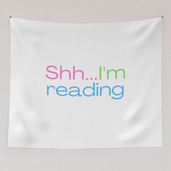 Item preview, Shh... I'm Reading. Pink designed and sold by A Fabulous Production.