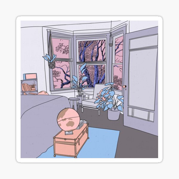 My room in 1 point perspective from TURN YOUR DOODLES INTO ART | Domestika
