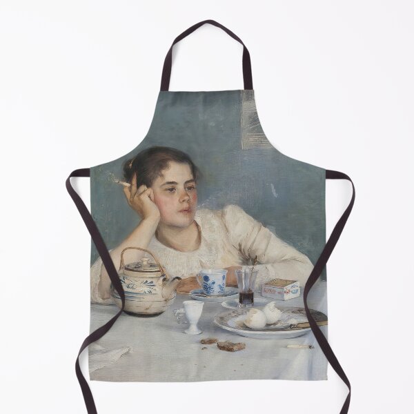 Artikelvorschau, Woman at Breakfast Table Vintage Wall Art entworfen und verkauft von vintagevivian.