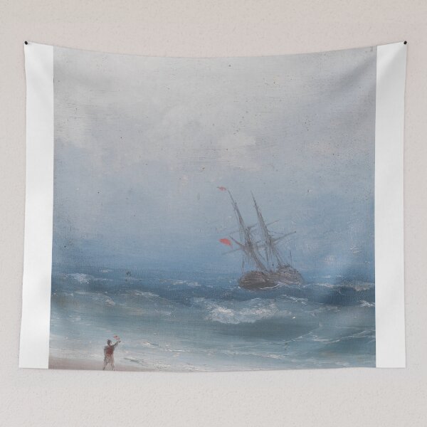 Item preview, Stormy Coast -  Ivan Konstantinovich Aivazovsky  designed and sold by TeeARTHY.