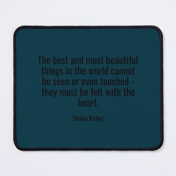Item preview, Helen Keller Quote - feel with the heart   designed and sold by PeakStyle100.
