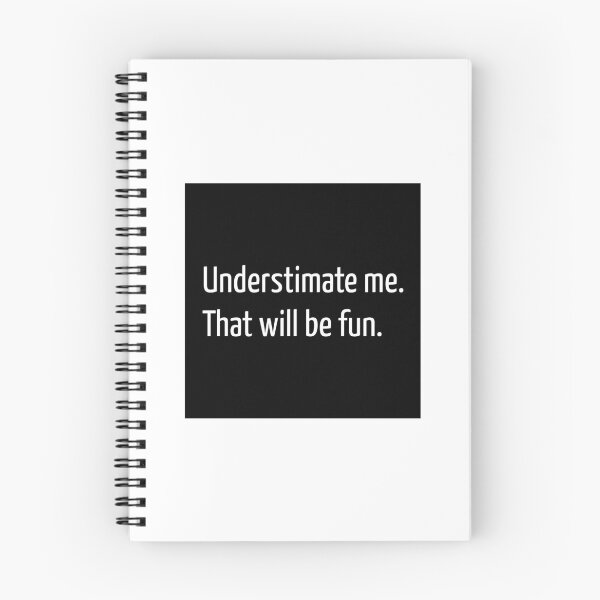 Item preview, Understimate me. That will be fun. designed and sold by creatrcc.