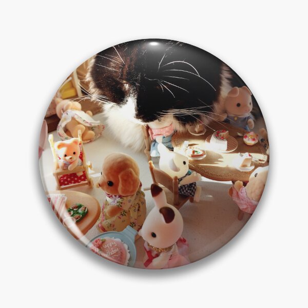 Item preview, Kitty Comes for High Tea designed and sold by theimprinted7.