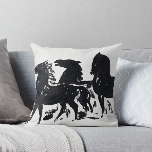 Item preview, Three Horse Vintage Sketch Art designed and sold by vintagevivian.