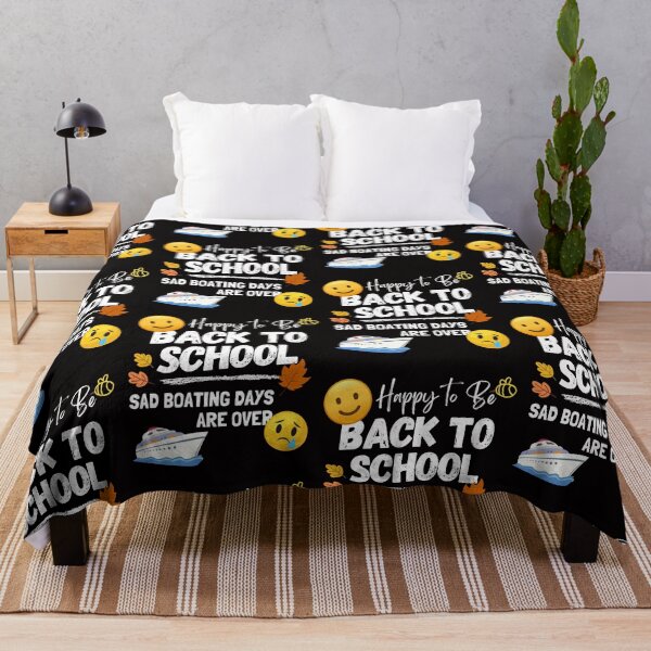 Item preview, Happy to be Back To School, Sad Boating Days are over designed and sold by PeffysArt.