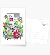 Brain Cell Lab Treffen Postkarten