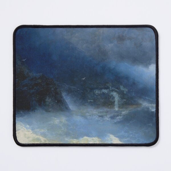 Item preview, The storm at Cape Aya - Ivan Konstantinovich Aivazovsky designed and sold by TeeARTHY.