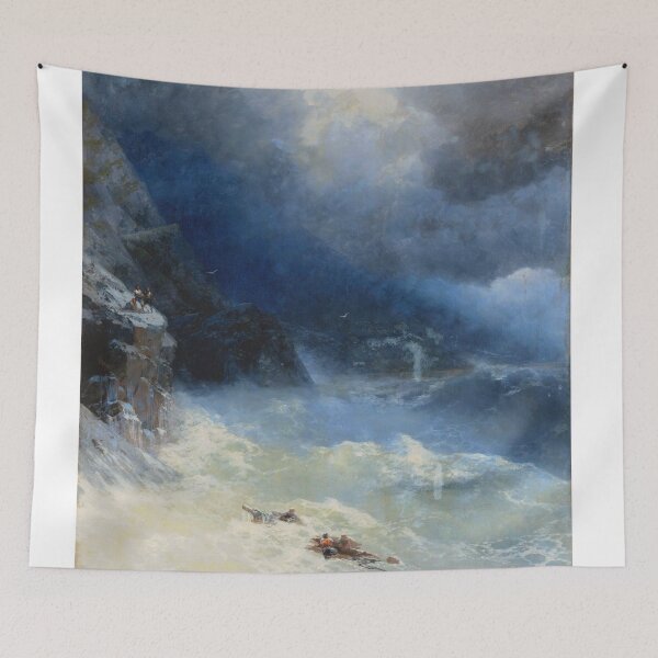 Item preview, The storm at Cape Aya -  Ivan Konstantinovich Aivazovsky  designed and sold by TeeARTHY.