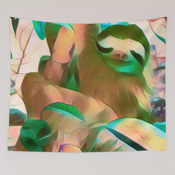 Item preview, Three-toed Sloth In Tree designed and sold by AJDesignsstuff.