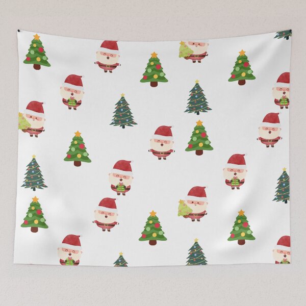 Item preview, Christmas Trees and Funny Santas designed and sold by silviaol.
