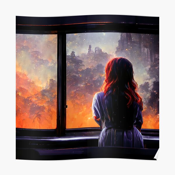 girl on the window Poster