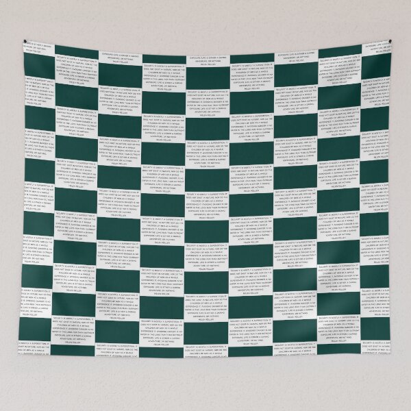 Item preview, Security is mostly a superstition quote by Helen Keller     designed and sold by PeakStyle100.