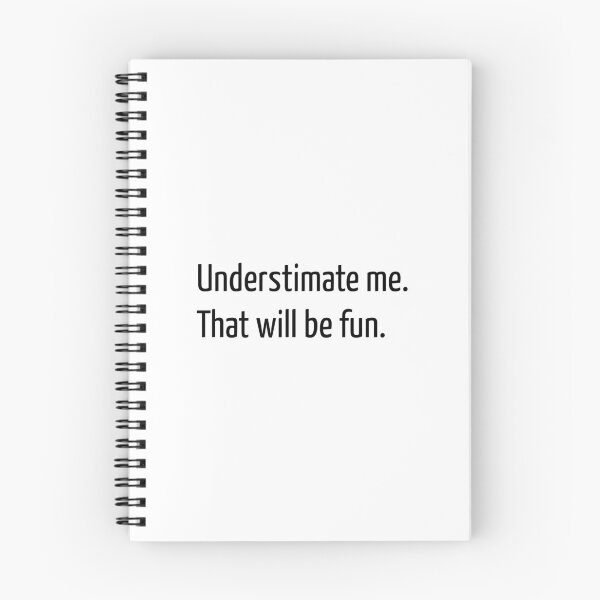 Item preview, Understimate me. That will be fun. designed and sold by creatrcc.