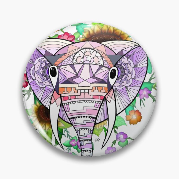 Item preview, Geometric Elephant designed and sold by Lucidesigns.
