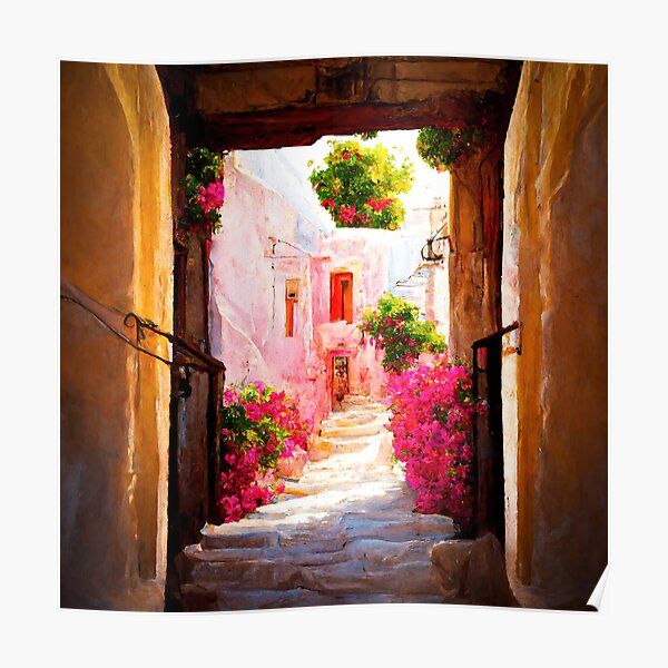 greek summer Poster