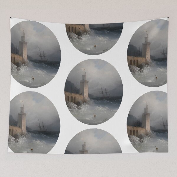 Item preview, View Of The Amalfi Coast -  Ivan Konstantinovich Aivazovsky  designed and sold by TeeARTHY.